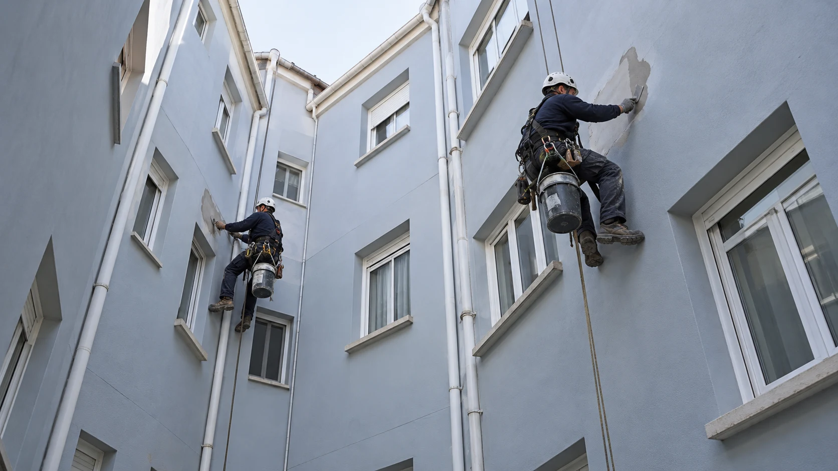 Trabajos verticales en Torrelavega