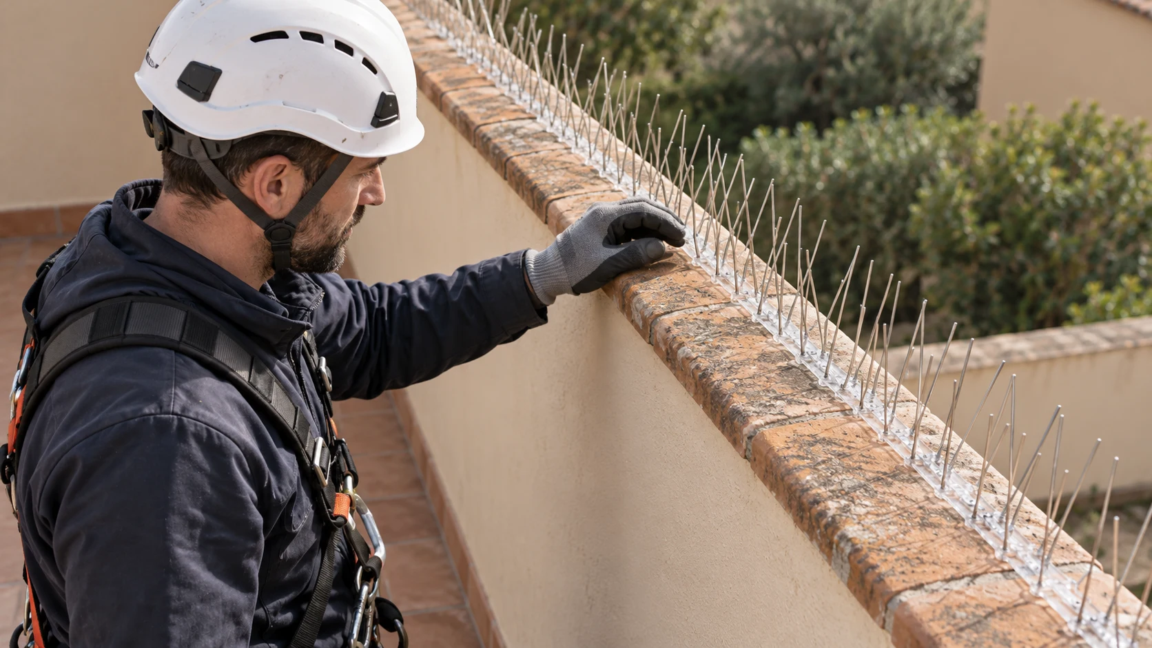 Sistemas antiaves en fachadas y patios en Torrelavega