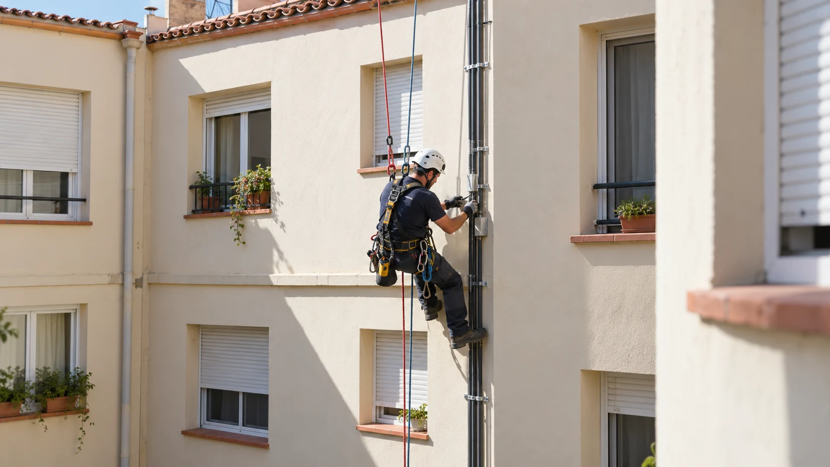 Trabajos verticales en Polanco